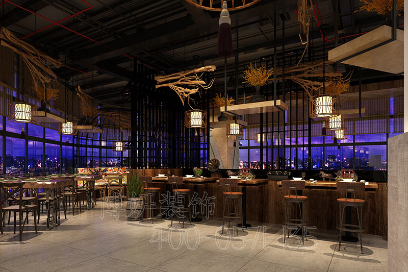 杭州人氣小吃店裝修設(shè)計(jì)，專業(yè)餐飲店裝修，打造回頭客超多的店鋪空間