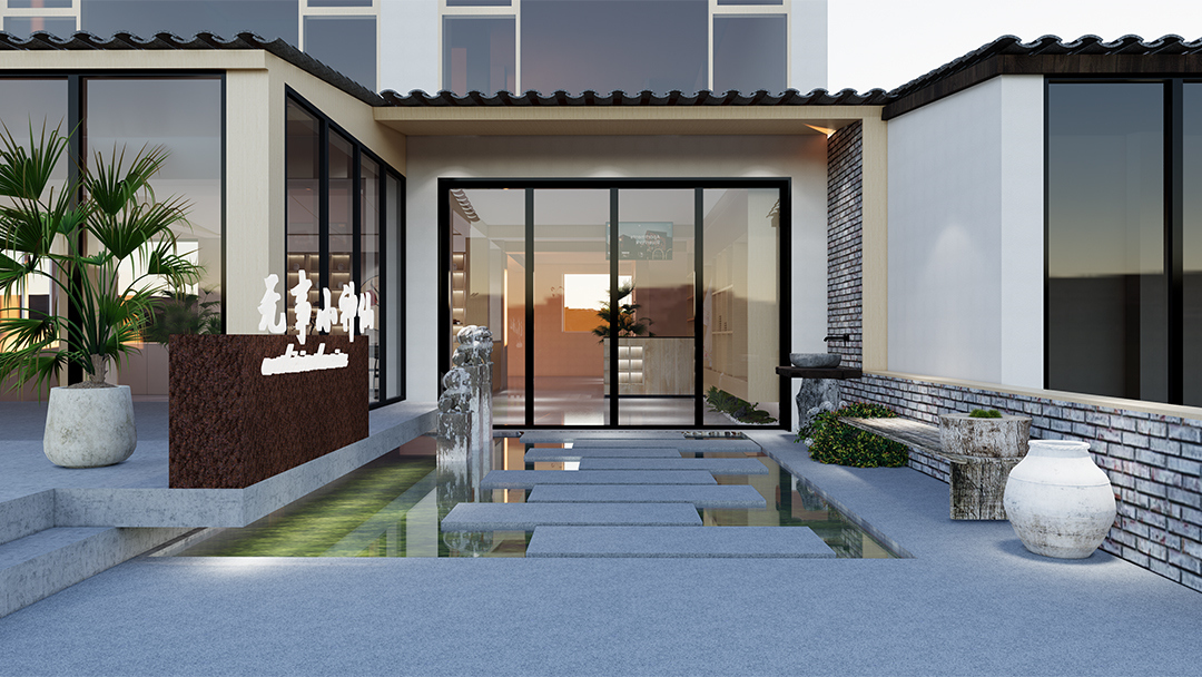 杭州自然主義茶館設計