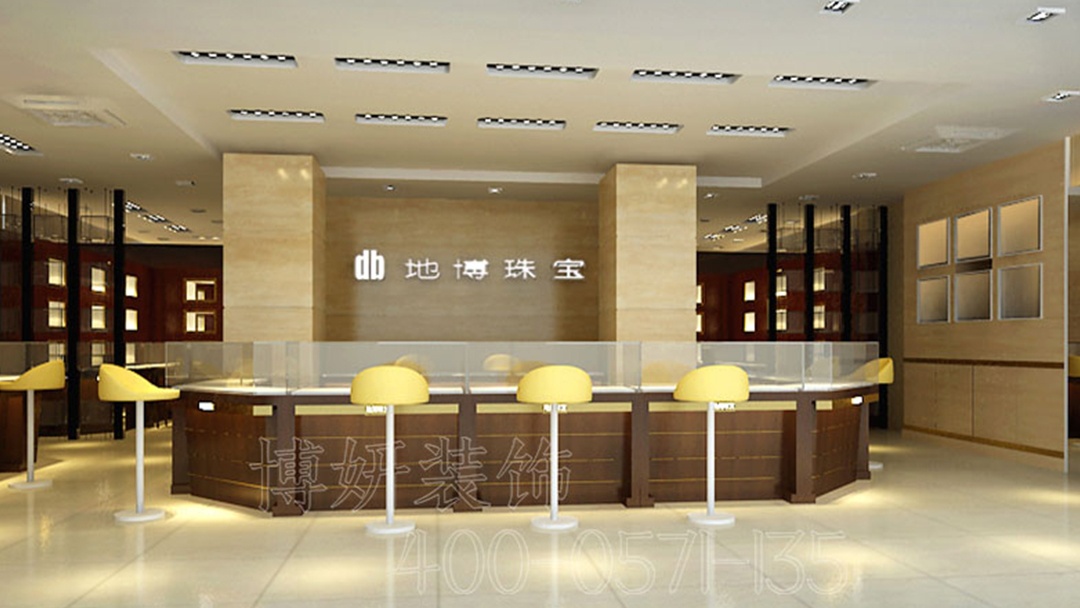 杭州輕奢珠寶店裝修設(shè)計