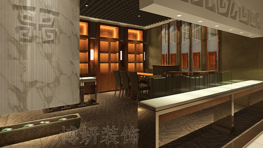 杭州珠寶店柜臺裝修設(shè)計