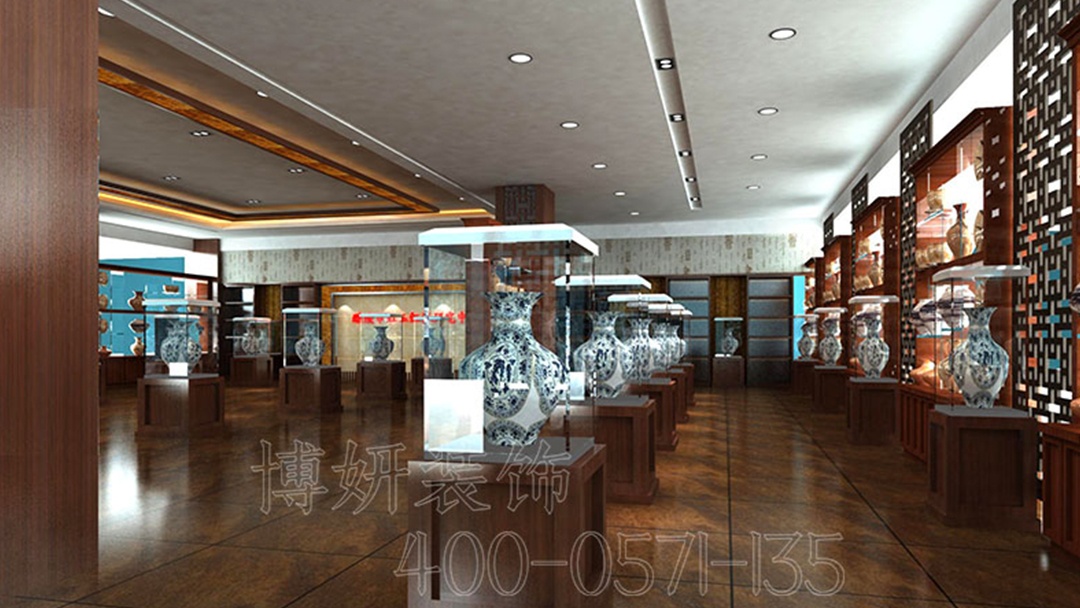 杭州青瓷文化展廳裝修設(shè)計(jì)