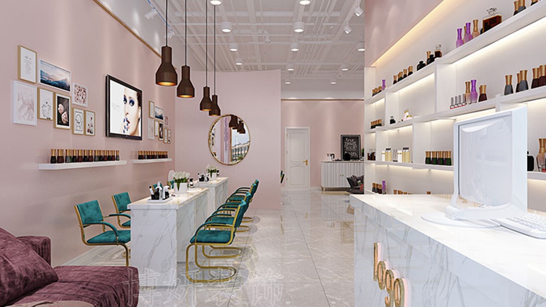 杭州網(wǎng)紅美甲店裝修設(shè)計