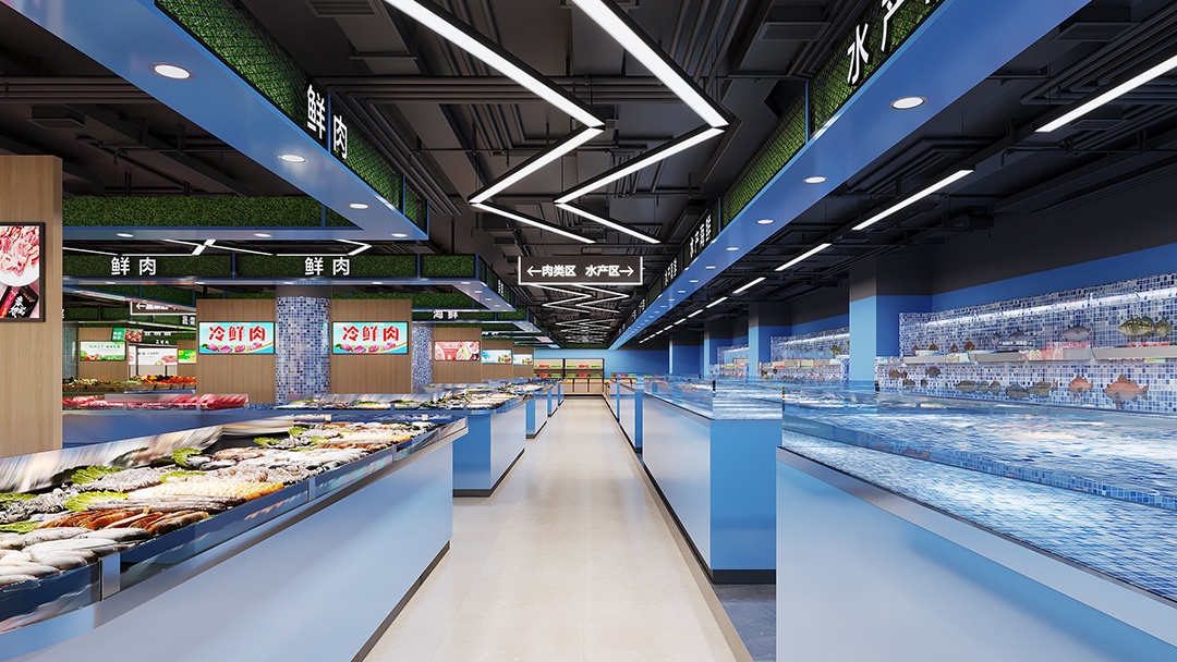 杭州生鮮超市裝修設(shè)計(jì)