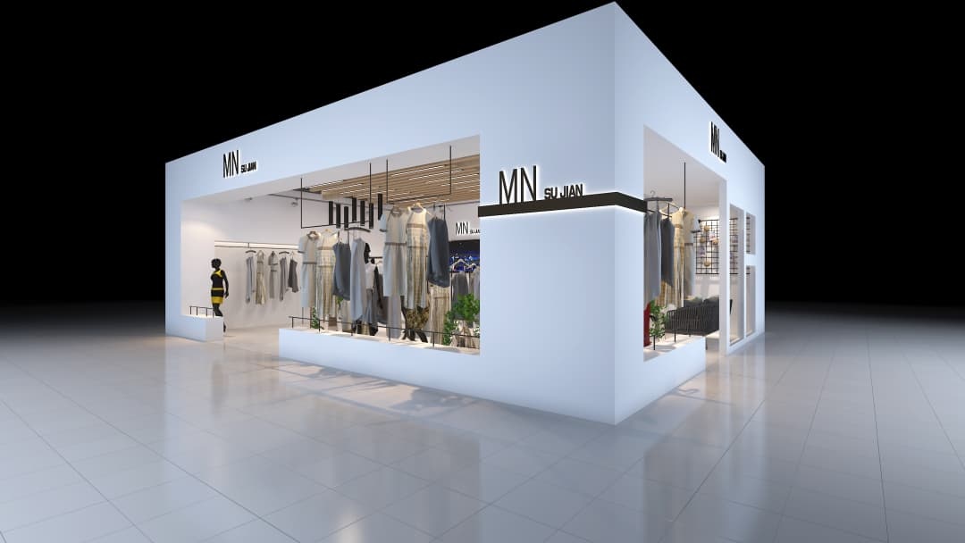 杭州小戶(hù)型女裝店裝修設(shè)計(jì)