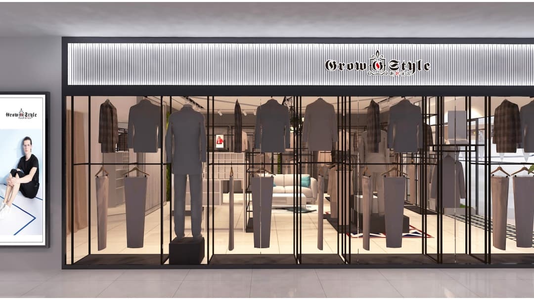 杭州高端西裝店裝修設(shè)計