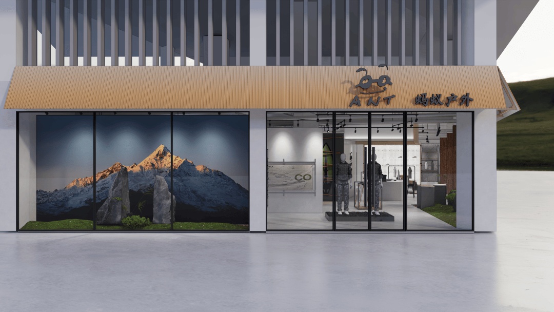 杭州運(yùn)動戶外用品店鋪裝修設(shè)計