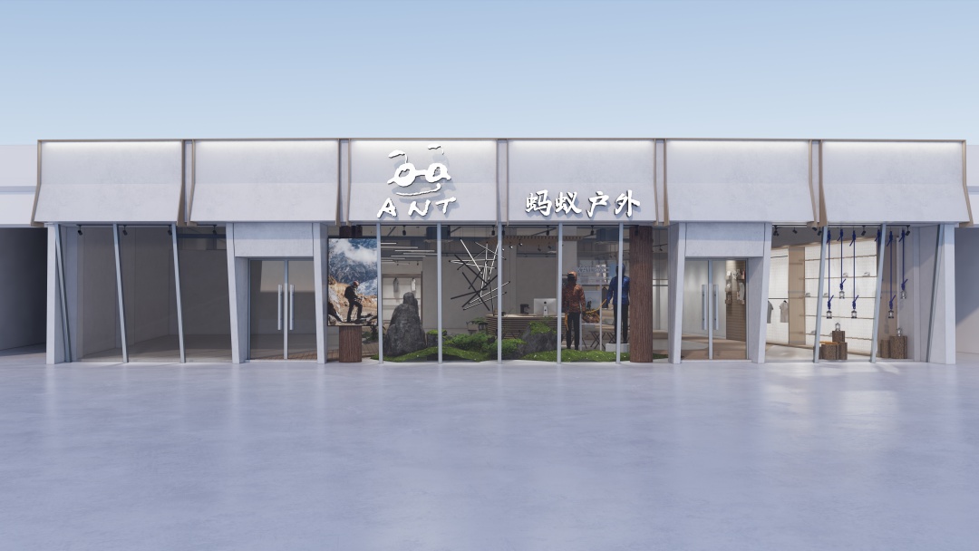 杭州戶外運(yùn)動服裝店裝修設(shè)計