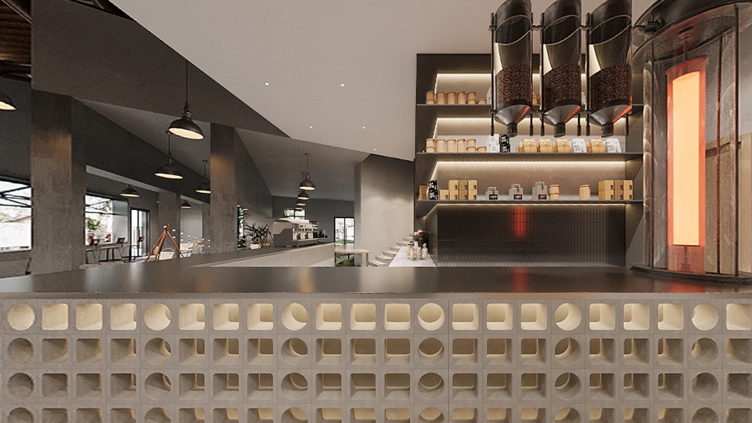 杭州工業(yè)風(fēng)奶茶店裝修設(shè)計(jì)